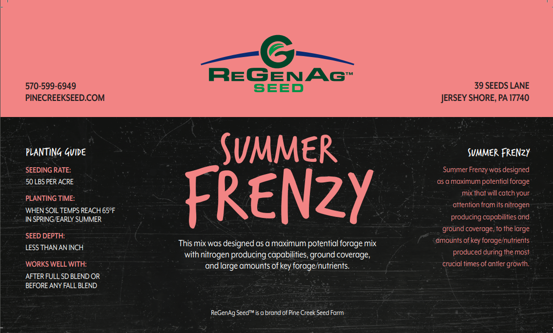 Summer Frenzy - Summer Multi-Species Mix